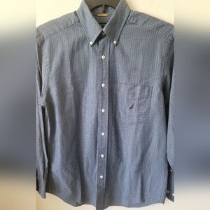❤️ NAUTICA Men's Button-down Striped Shirt Size Small ❤️ 3 for $18